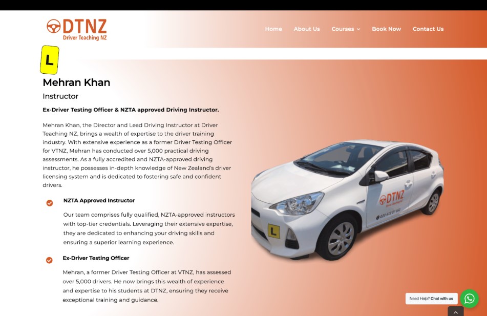 Driver Teaching New Zealand (DTNZ)