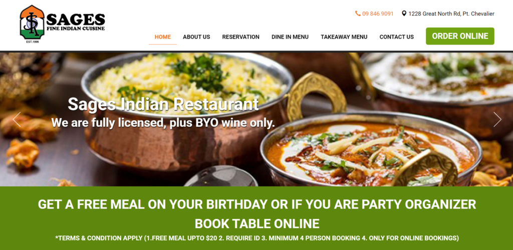 Sages Indian Restaurant