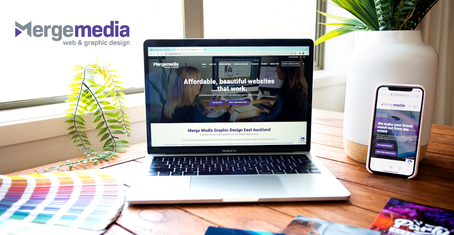 MergeMedia web graphic design auckland