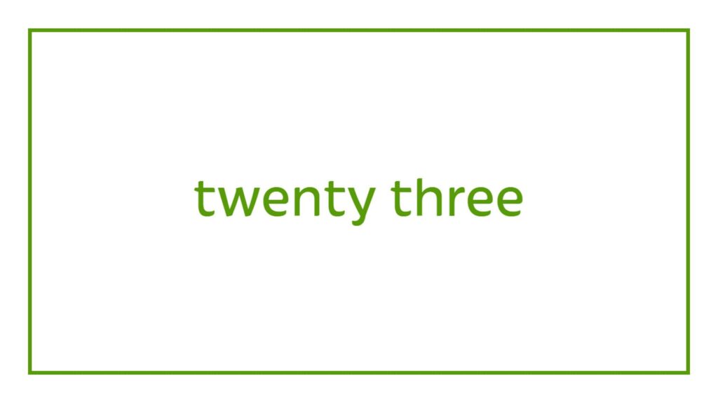 twenty-three-logo