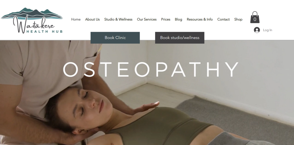 Waitakere Health Hub homepage